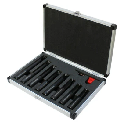 8 PCS 3/4'' Shank Indexable Boring Bar Set Free TCMT Insert Turning Lathe Tool
