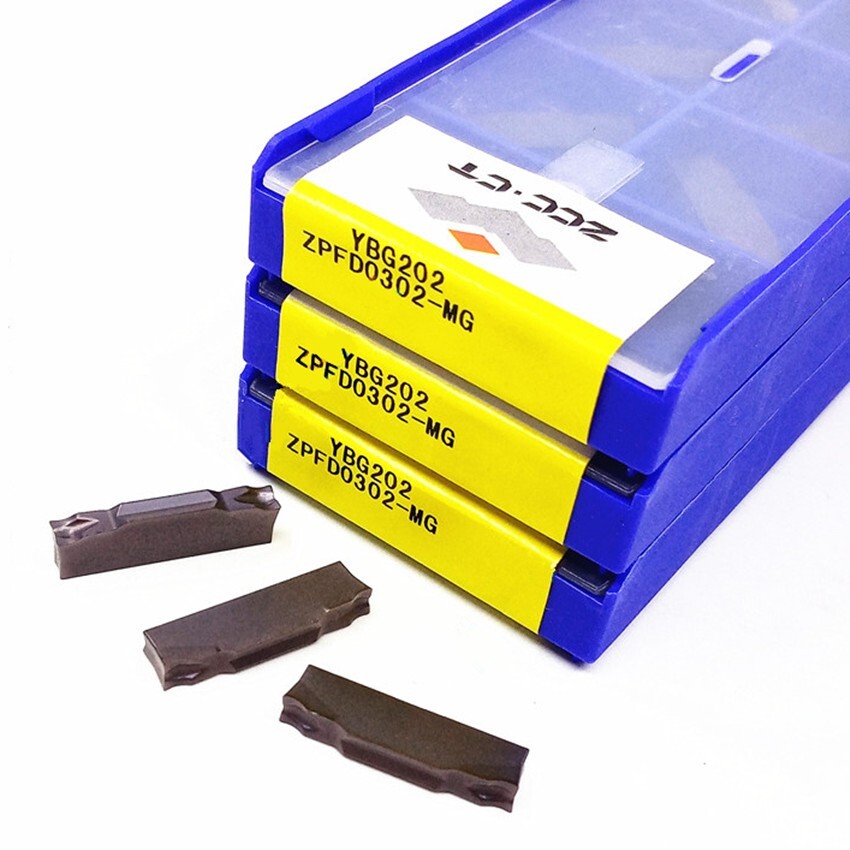 10pcs ZPFD0302-MG YBG202 ZCC.CT Tools CNC blade Carbide Inserts