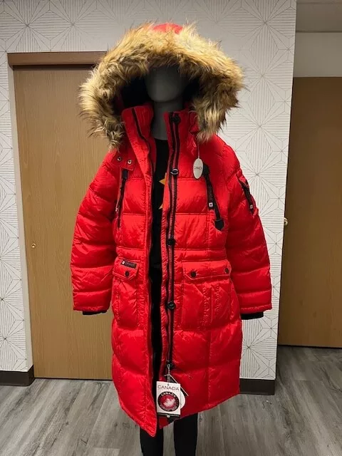 Canada weather gear 2025 red coat