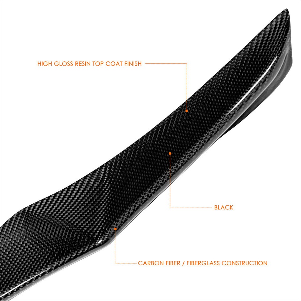 Yofer USA Loong Flames Rear Spoiler Wing For Tesla Model Y / Performance Carbon Fiber