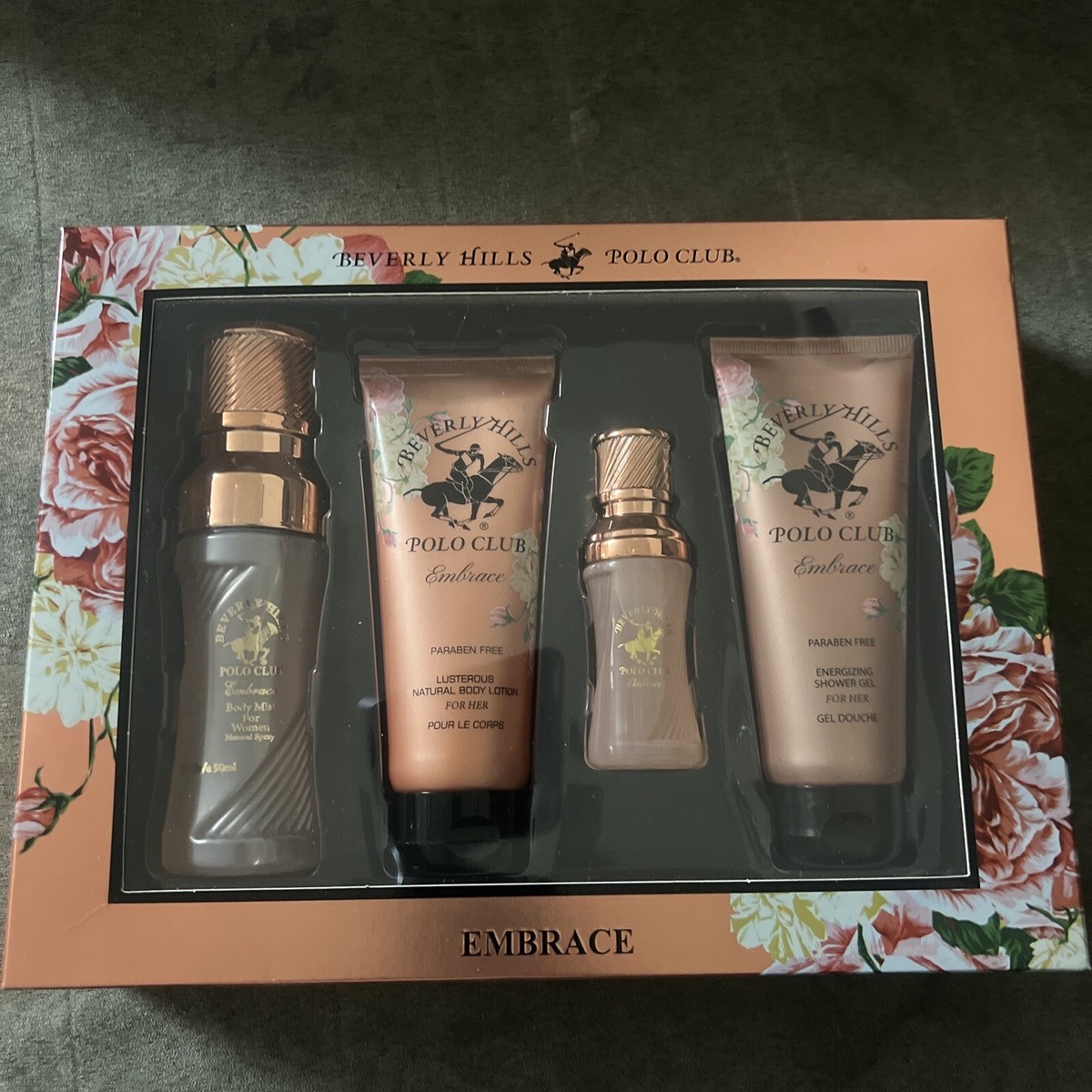 Beverly Hills Polo Club Embrace Piece Women's Fragrance Set New