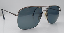 Vintage Luxottica Apollo Silver Pilot Half-Rim Sunglasses Italy FRAMES ONLY