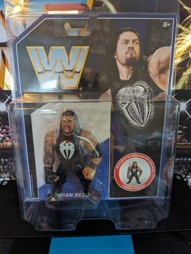 Roman Reigns Retro Hasbro - WWE WWF Mattel MOC w C...