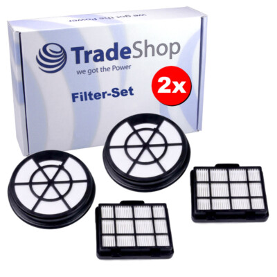 2x Staubsauger Filter-Set HEPA Abluftfilter für Bosch BGC05AAA1/03 BGC05AAA2/01