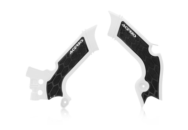 Acerbis X-Grip Rahmenprotektor Schutz Weiß Schwarz FüR Kawasaki KX 450 2021-23-image