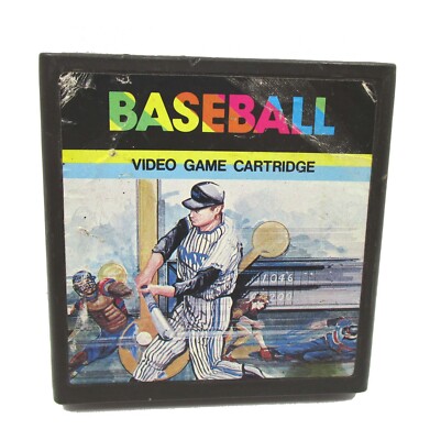 Vintage LEISURE VISION Baseball Video Game Cartridge For Arcadia 2001 Console