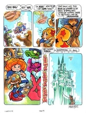 MARK BODE The Lizard of Oz (2004) CHEECH WIZARD original ART