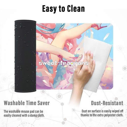 Anime Hatsune Miku Large Gamer Luminou MousePad LED Waifu Keyboard Mat #27 Mar25 - 第 12/20 張圖片