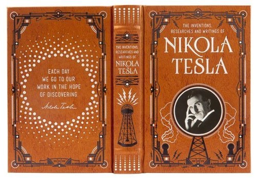 THE INVENTIONS, RESEARCHES AND WRITINGS OF NIKOLA TESLA Leather Bound SEALED NEW - Picture 5 of 10