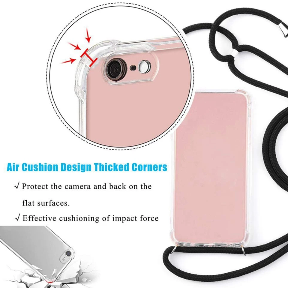 Custodia HandyKette Per Google Pixel 9 Pro XL Borsa Corda Filo Case ROSA - Immagine 4 di 4