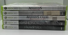 Assassin's Creed II Revelations Brotherhood Dishonored Lot Of 5 Xbox 360