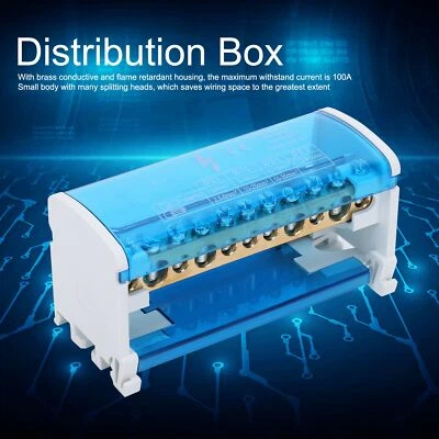 Terminal Distribution Box 2Stage SinglePhase Din Rail Using Brass