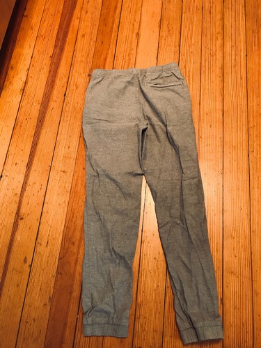 Old Navy boys cotton blend gray jogger elastic waist ankles long pants size XL - Picture 2 of 4