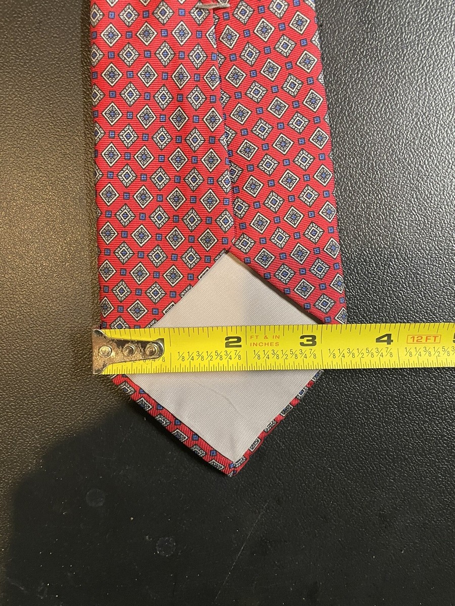 Don Loper Beverly Hills Neck Tie Adult Mens Red Striped USA Made