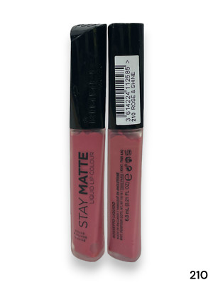 Rimmel Stay Matte Liquid Lip Color Lot of 2 x (0.21fl.oz / 6.5ml) YOU PICK COLOR