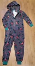 Boys Jellifish Christmas DINOSAUR Union Suit Sleeper Pajamas Size S M L XL NWT