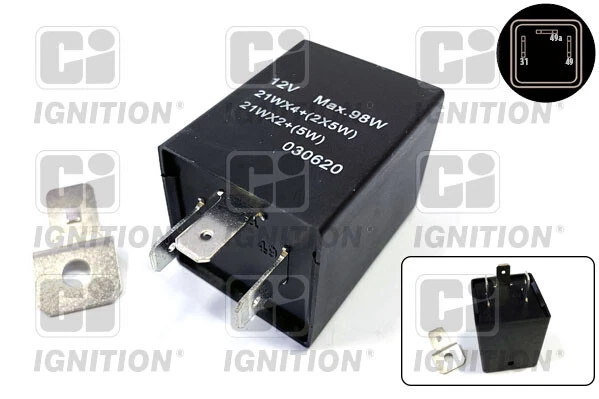Indicator Flasher Relay FOR VAUXHALL CAVALIER 1.3 1.6 1.9 2.0 75->81 Petrol QH - Image 2 of 2