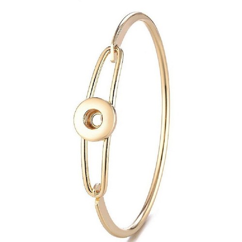 Mini Snap Jewelry Gold Hinge Bracelet fits 12mm Petite Ginger Style Charms