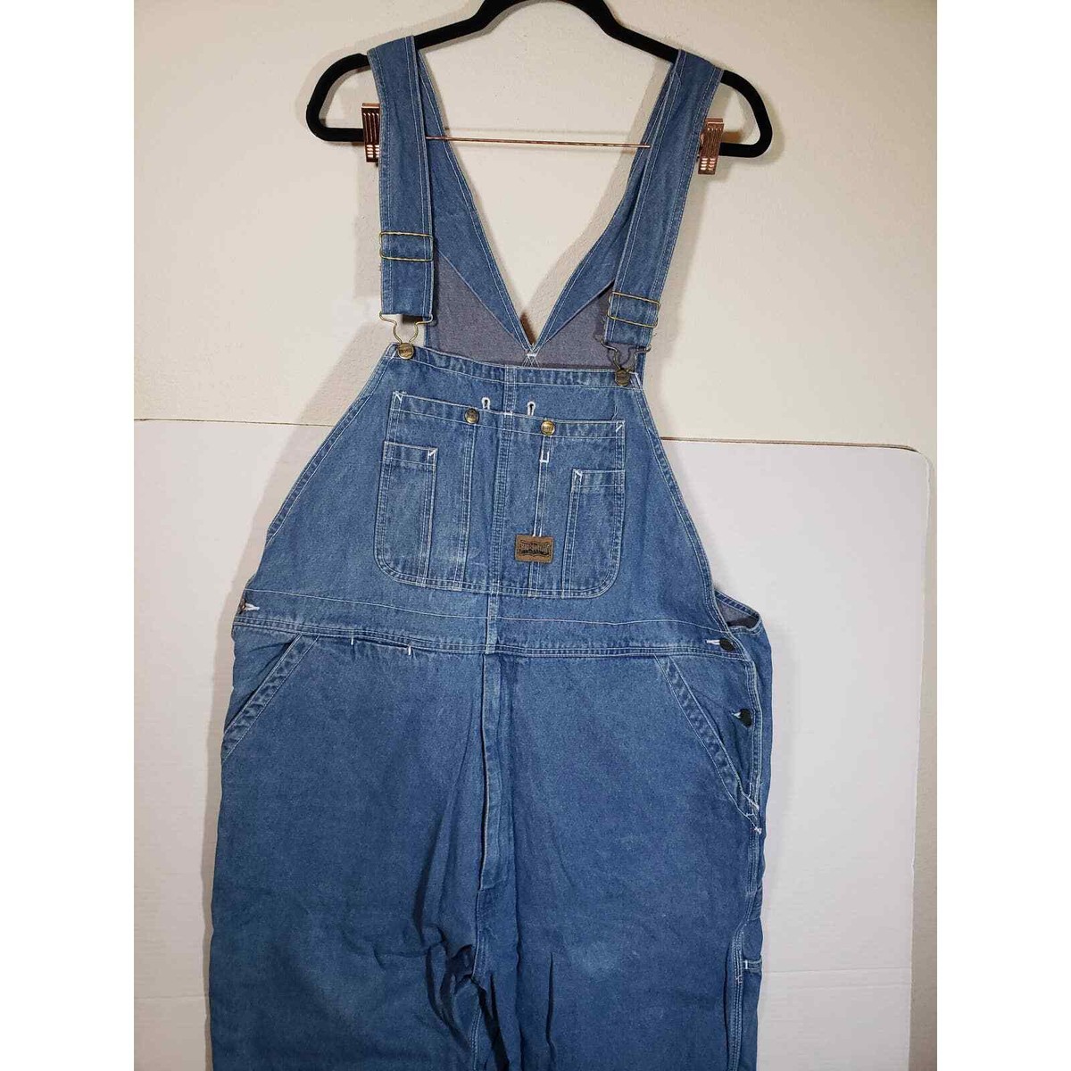 Vintage Big Smith Carpenter Bib Overalls 44/32 Farmer 90s Y2K