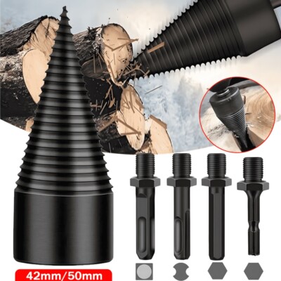 50/42mm Holzspalter Kegelspalter Bohrer Drill Kegel Spaltbohrer Für Bohrmaschine 50/42mm Holzspalter Kegelspalter Bohrer Drill Kegel Spaltbohrer Für Bohrmaschine