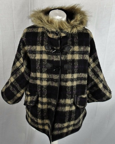 matalan black fur coat