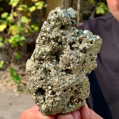 1.48LB Natural Colorful ChalcopyriteCalci Crystal Clustrare MineralSpecimen - 第 1/17 張圖片
