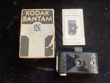 Kodak Bantam Camera Folding Bellows Camera w/ Anastigmat 53mm f/6.3 Lens w box