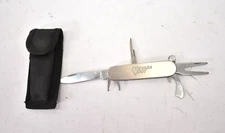 5 In 1 Multi Tool Nevada DOT Stainless Steel Unit w Holding Case Storage