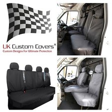 Vauxhall Movano Seat Covers (2010 Onwards) Tailored Waterproof Heavy Duty