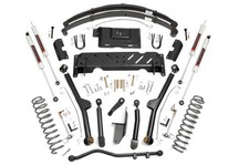 4.5 Inch Lift Kit Long Arm Rr Leafs Np242 M1 Jeep Cherokee Xj 84-01 4.5 Inch Lift Kit Long Arm Rr Leafs Np242 M1 Jeep Cherokee Xj 84-01