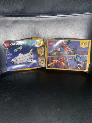 LEGO Creator 3-in-1 Space Shuttle Set 31134 & Super Robot Set 31124