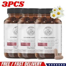 Happy Mammoth Hormone Harmony Dietary Supplement 72 Capsules New  pack of 3 