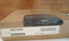 IKEA EKTORP Loveseat 2-seat Sofa Cover NORDVALLA Dark GRAY Grey Slipcover NEW