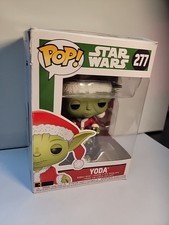 Funko Pop 'Star Wars' HOLIDAY YODA SANTA CLAUS Figura Vinilo #277 NRFB Navidad