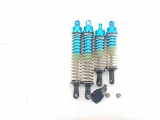 4x Blue Aluminum Body 1/8 Buggy / Truck Shocks 119mm Rear 93mm Front