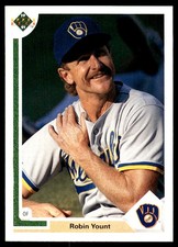 Robin Yount 1991 Upper Deck #344 Brewers MLB READ FREE SHIPPING AutographDen
