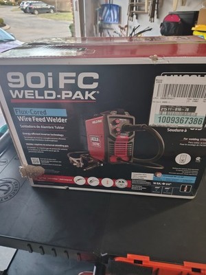 Brand New Lincoln Electric 90i FC WELD-PAK Flux-Cored Wire Feed Welder