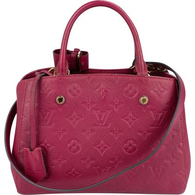 Louis Vuitton Leather Monogram Empreinte Montaigne BB Handbag Tasche