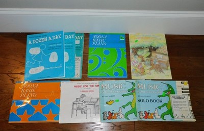 LOT 9 Piano Books Exercises  Noona Basic A Dozen A Day Music is For Everyone