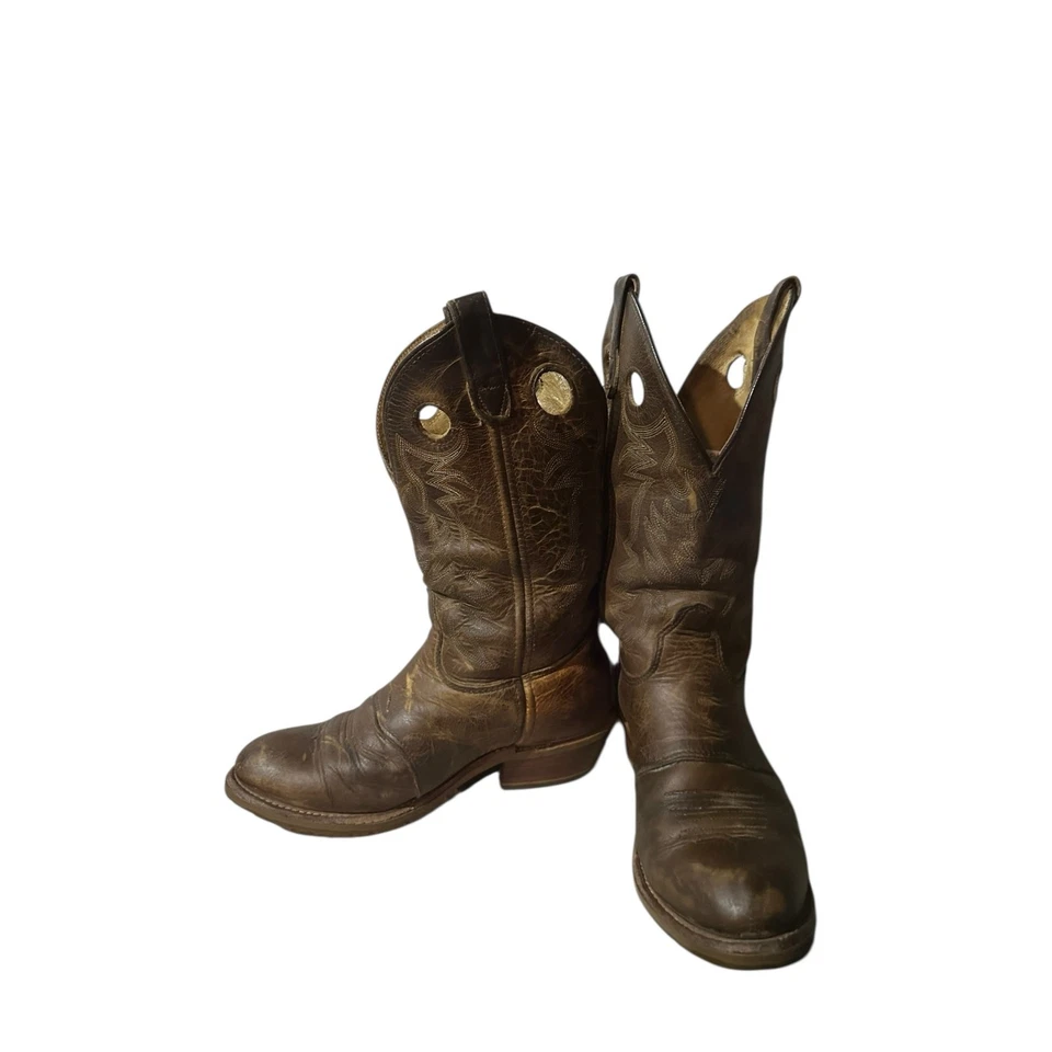 Double H DH5159 Ultra Gel Ice Buckaroo Cowboy Work Boots Women’s Size: 9 W Used - Image 3 of 4