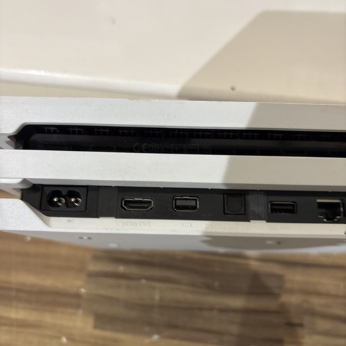 Sony PlayStation 4 Pro White Console 1TB Complete With Controller 2 Games Tested - Picture 11 of 13