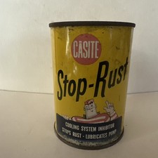 VTG 1960s Casite 15Oz. Stop Rust Auto Can Full Advertising Made In USA Unopened