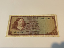 SOUTH AFRICA _ ONE RAND BANKNOTE _ 1967_ V/VF