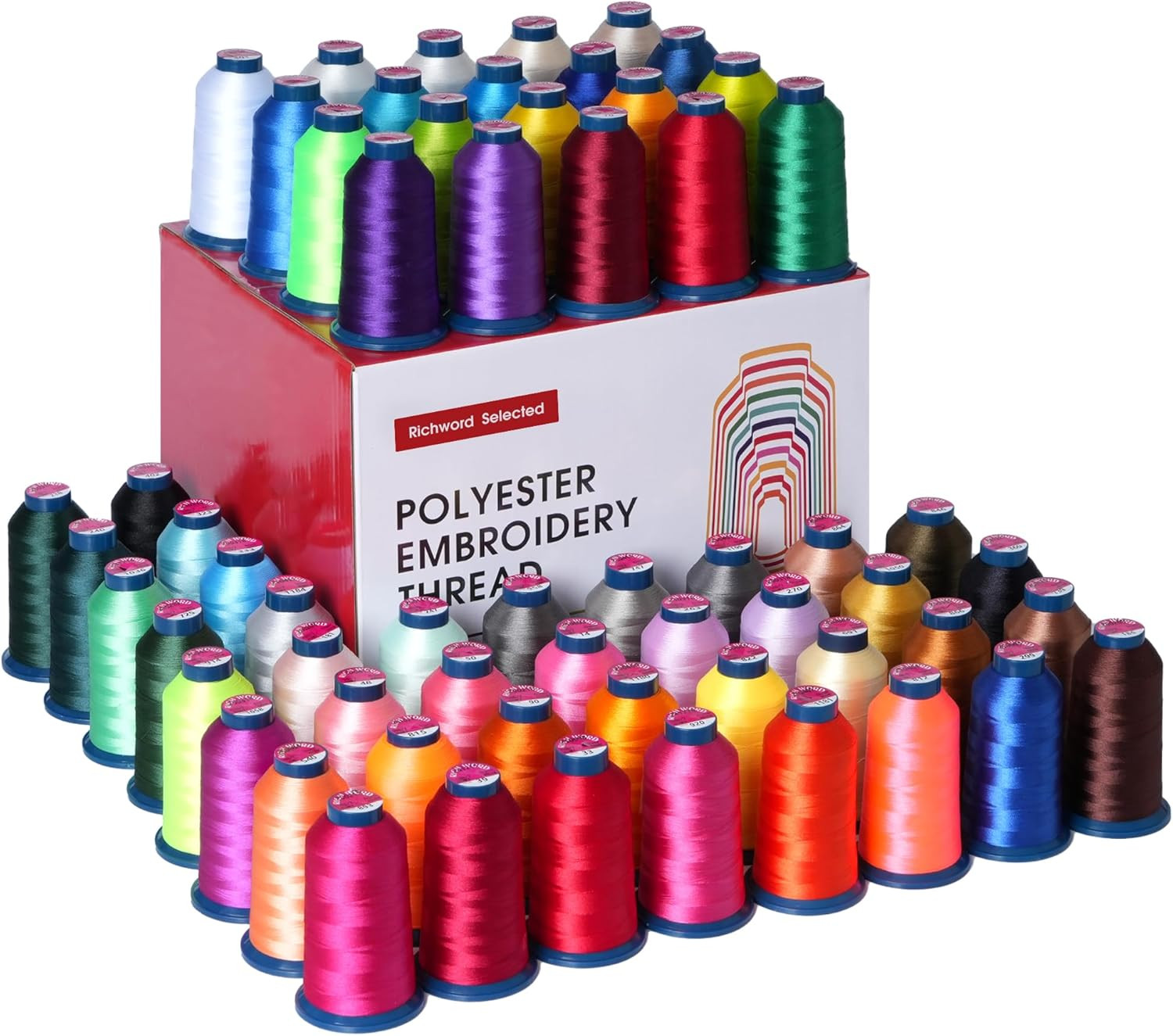 Machine Thread Kit 40wt Polyester 4000m Spools