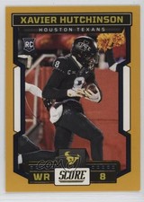 2023 Score Rookies Gold Xavier Hutchinson #356 18d9