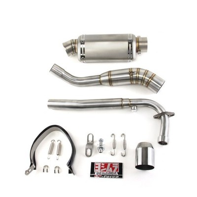 For Kawasaki Z125 Pro 2017-2025 Full Exhaust System Header Pipe Mid Link Muffler
