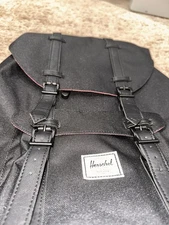 Herschel Supply Co. Little American Backpack Black/White/red 25L Brand New!