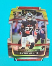2021 Select Black Gold Die Cut RC #90 Richie Grant Atl Falcons FOOTBALL Card r