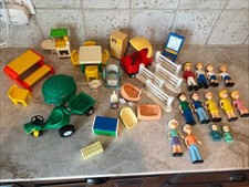 HUGE LOT Vintage Little Tikes Tykes Furniture People Grandparents Kitchen Car  