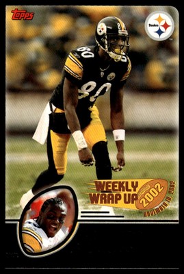 2003 Topps #300 Plaxico Burress Black #/150